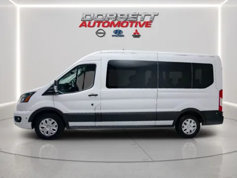 Photos of 2024 Ford Transit Wagon T-350 Med Roof Slide XLT for sale in Terre Haute, IN at Dorsett Nissan