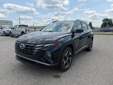 Blue 2022 Hyundai Tucson Hybrid SEL Convenience for sale in Terre Haute, IN