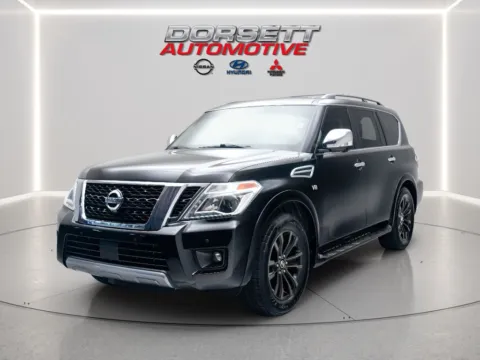 Black 2020 Nissan Armada Platinum for sale in Terre Haute, IN