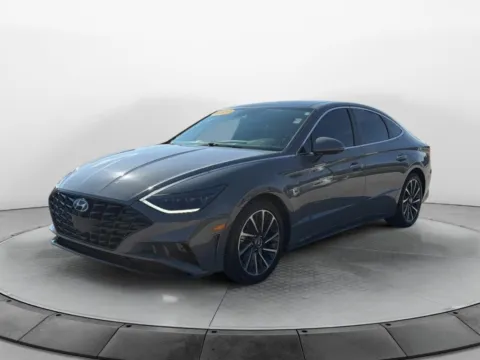 Gray 2021 Hyundai Sonata Limited for sale in Terre Haute, IN