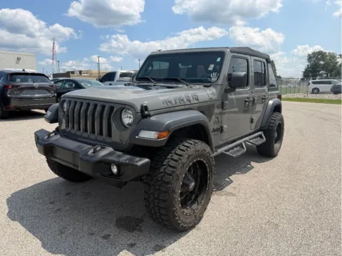 Gray 2022 Jeep Wrangler Unlimited Sport for sale in Terre Haute, IN