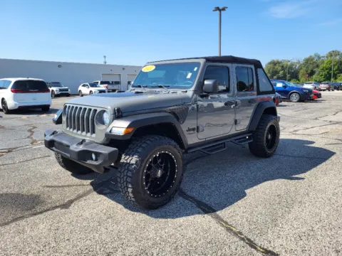 Gray 2022 Jeep Wrangler Unlimited Sport for sale in Terre Haute, IN