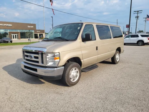 Gold 2012 Ford Econoline Wagon E350 SD Club Wagon XLT for sale in Terre Haute, IN