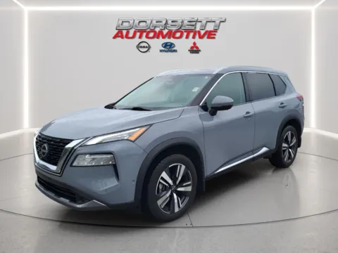 Gray 2023 Nissan Rogue SL for sale in Terre Haute, IN