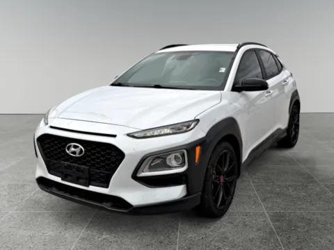 White 2021 Hyundai Kona NIGHT for sale in Terre Haute, IN