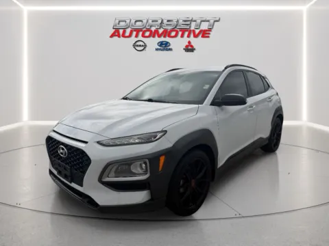 White 2021 Hyundai Kona NIGHT for sale in Terre Haute, IN