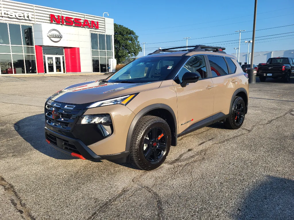 Beige 2026 Nissan Rogue Rock Creek for sale in Terre Haute, IN