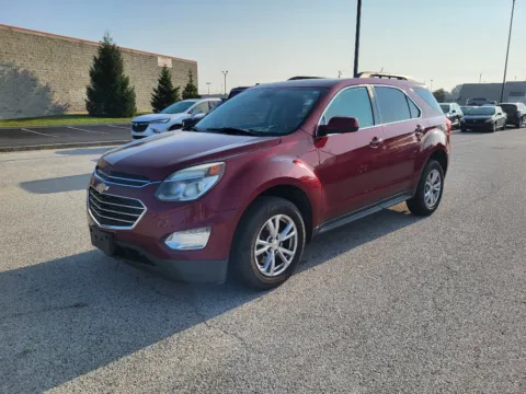 Red 2017 Chevrolet Equinox LT for sale in Terre Haute, IN