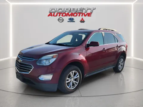 Red 2017 Chevrolet Equinox LT for sale in Terre Haute, IN