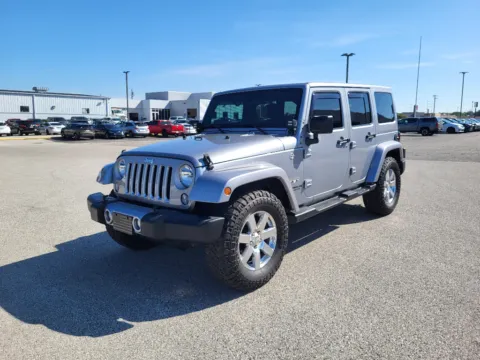 Silver 2016 Jeep Wrangler Sahara for sale in Terre Haute, IN
