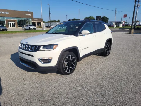 White 2019 Jeep Compass Limited for sale in Terre Haute, IN