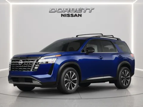 Blue 2026 Nissan Pathfinder SL for sale in Terre Haute, IN