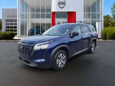 Blue 2026 Nissan Pathfinder SL for sale in Terre Haute, IN
