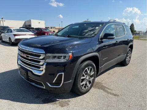 Blue 2021 GMC Acadia SLE for sale in Terre Haute, IN