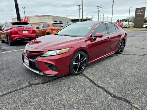 Red 2018 Toyota Camry XSE for sale in Terre Haute, IN