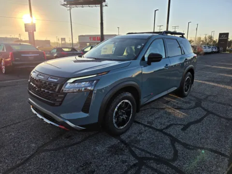Green 2026 Nissan Pathfinder Rock Creek for sale in Terre Haute, IN