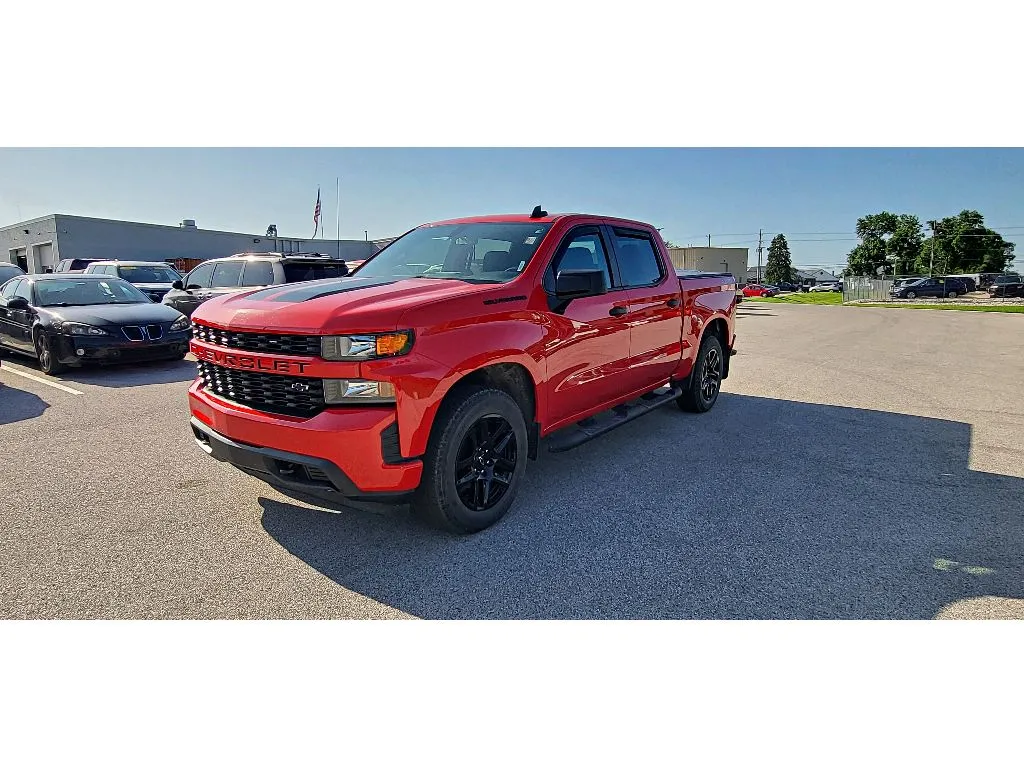 Red 2022 Chevrolet Silverado 1500 Custom for sale in Terre Haute, IN