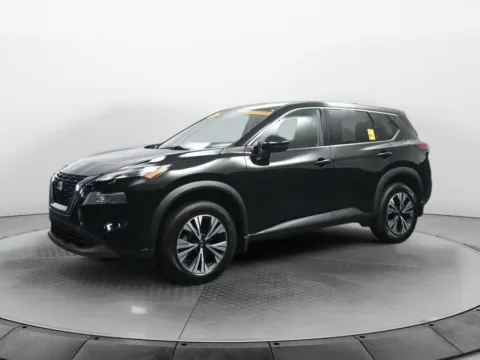 Black 2021 Nissan Rogue SV for sale in Terre Haute, IN