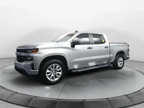 Silver 2021 Chevrolet Silverado 1500 Custom for sale in Terre Haute, IN