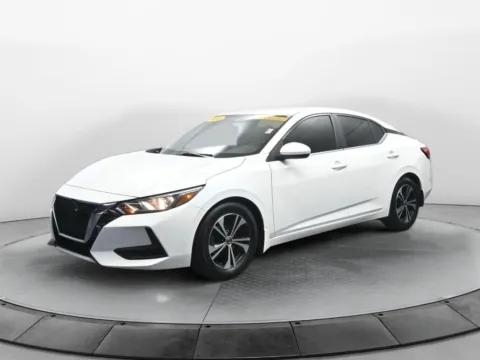 White 2021 Nissan Sentra SV for sale in Terre Haute, IN