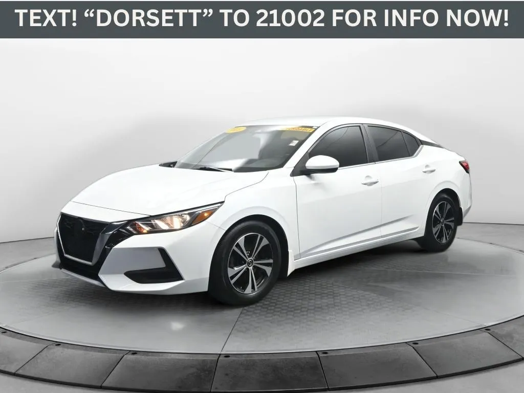 White 2021 Nissan Sentra SV for sale in Terre Haute, IN