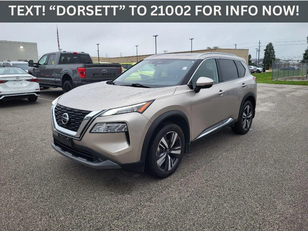 Silver 2021 Nissan Rogue SL for sale in Terre Haute, IN