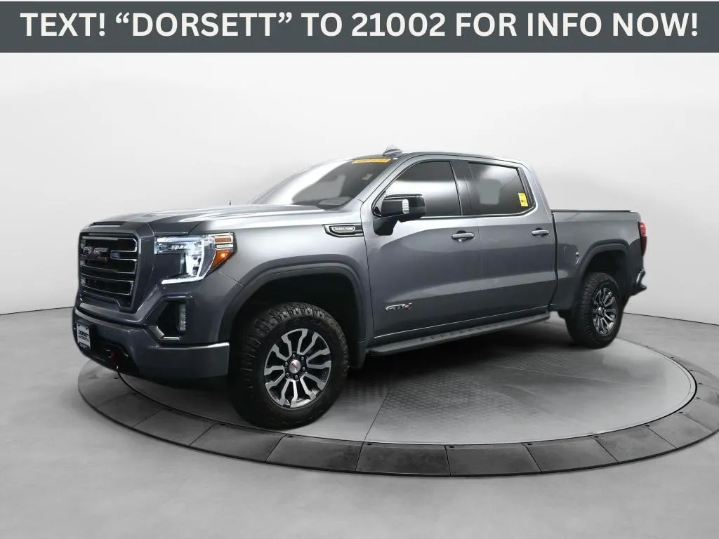 Gray 2021 GMC Sierra 1500 AT4 for sale in Terre Haute, IN