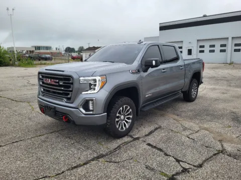 Gray 2021 GMC Sierra 1500 AT4 for sale in Terre Haute, IN
