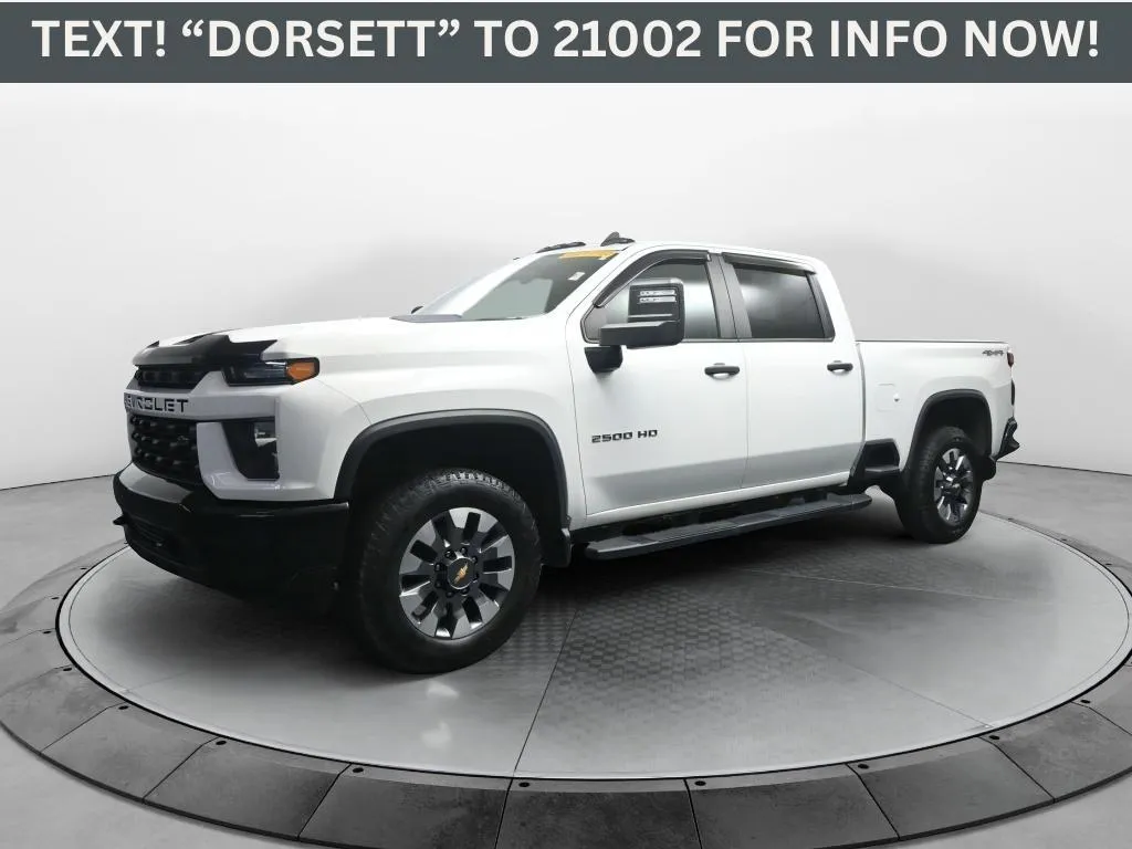 White 2021 Chevrolet Silverado 2500 Custom for sale in Terre Haute, IN