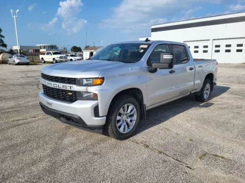 Silver 2021 Chevrolet Silverado 1500 Custom for sale in Terre Haute, IN