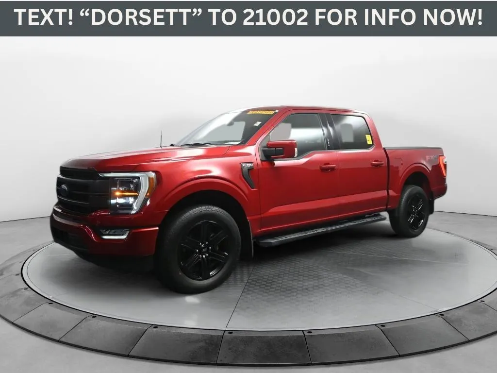 Red 2022 Ford F-150 LARIAT for sale in Terre Haute, IN