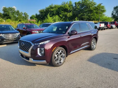 Red 2022 Hyundai Palisade Calligraphy for sale in Terre Haute, IN