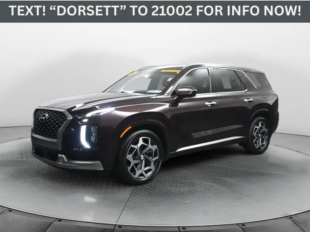 Red 2022 Hyundai Palisade Calligraphy for sale in Terre Haute, IN
