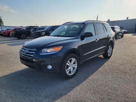 Blue 2012 Hyundai Santa Fe Limited for sale in Terre Haute, IN
