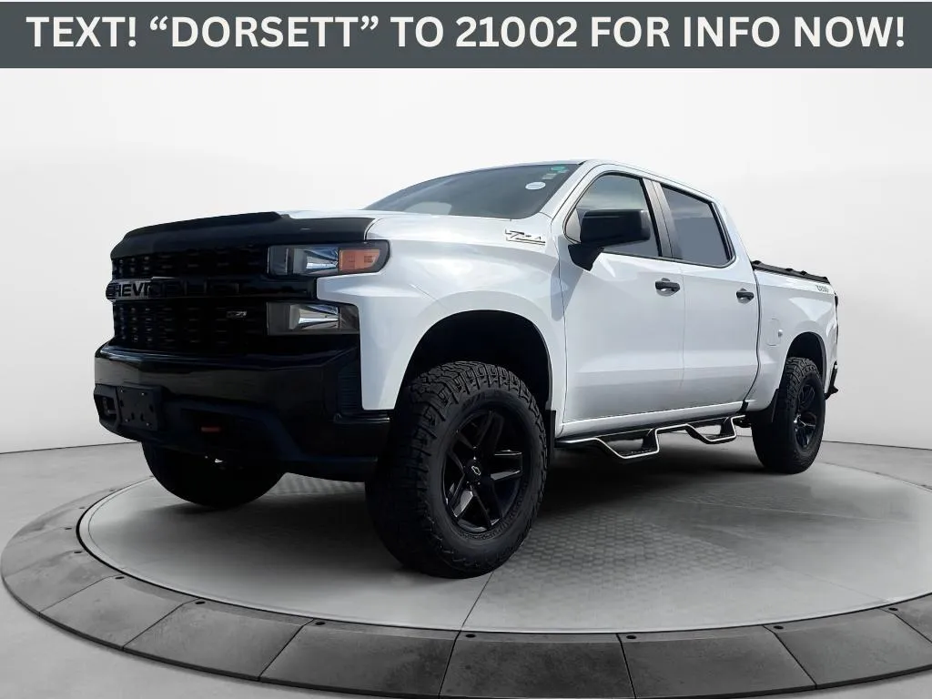 White 2020 Chevrolet Silverado 1500 Custom Trail Boss for sale in Terre Haute, IN