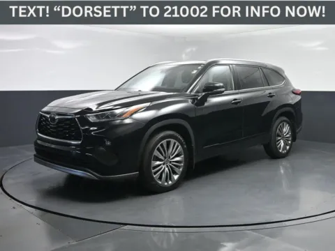 Black 2021 Toyota Highlander Platinum for sale in Terre Haute, IN