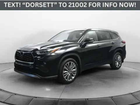 Black 2021 Toyota Highlander Platinum for sale in Terre Haute, IN