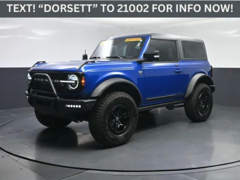 Blue 2021 Ford Bronco Advanced First Edition for sale in Terre Haute, IN