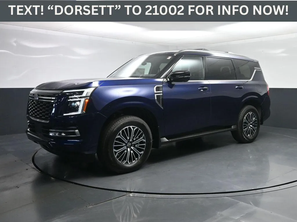 Blue 2025 Nissan Armada SL for sale in Terre Haute, IN