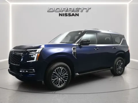 Blue 2025 Nissan Armada SL for sale in Terre Haute, IN