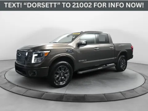 Brown 2017 Nissan Titan Platinum Reserve for sale in Terre Haute, IN