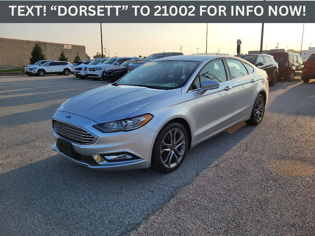 Silver 2017 Ford Fusion SE for sale in Terre Haute, IN