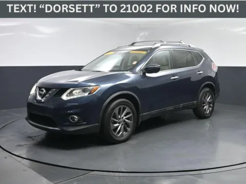 Blue 2016 Nissan Rogue SL for sale in Terre Haute, IN