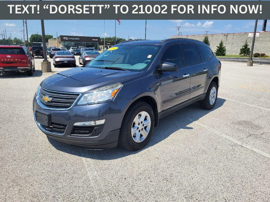 Gray 2013 Chevrolet Traverse LS for sale in Terre Haute, IN