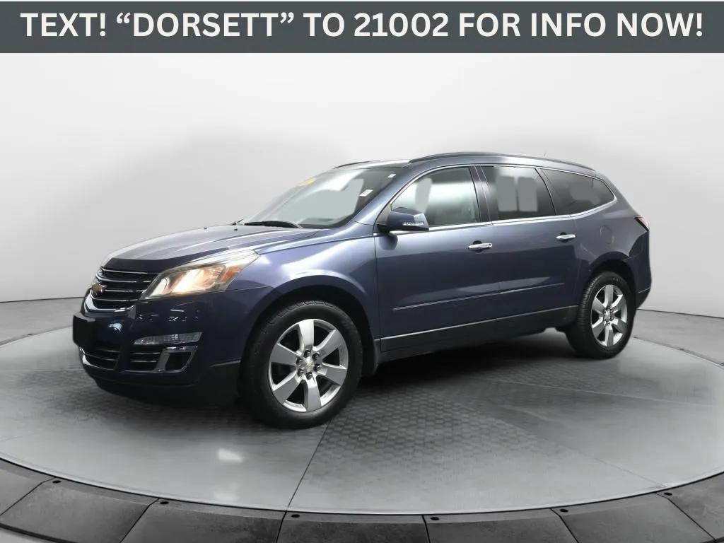 Blue 2014 Chevrolet Traverse LTZ for sale in Terre Haute, IN