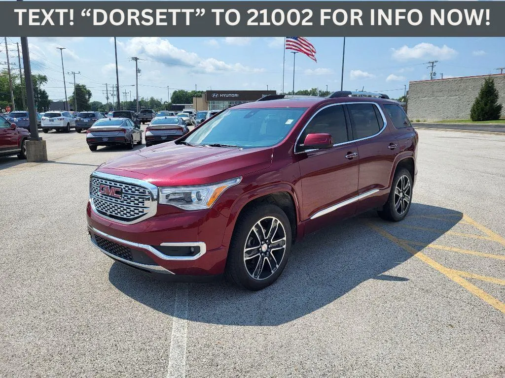 Red 2017 GMC Acadia Denali for sale in Terre Haute, IN