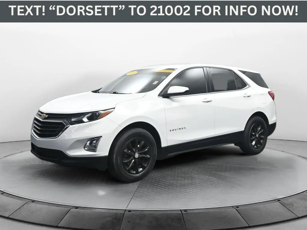 White 2018 Chevrolet Equinox LT for sale in Terre Haute, IN
