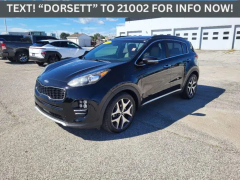 Black 2018 Kia Sportage SX Turbo for sale in Terre Haute, IN