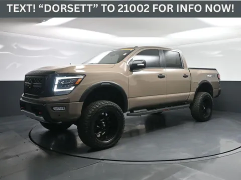 Beige 2021 Nissan Titan PRO-4X for sale in Terre Haute, IN