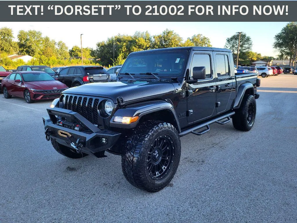 Black 2023 Jeep Gladiator Sport S for sale in Terre Haute, IN